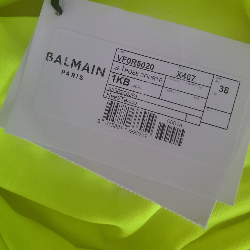 Balmain Ruched Cutout Mini Dress - Picture 5 of 6